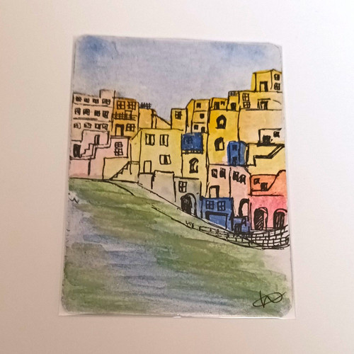 Original signed cityscape - original,