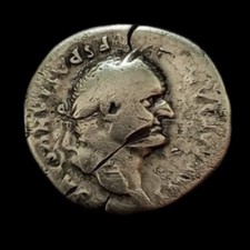 Vespasian  Silver Denarius (AD