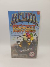 BRUM BIGGEST PARTY Z THE SURPRISE PARTY VHS PAL VIDEO KIDS CHILDREN - RARE RETRO