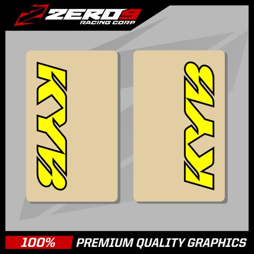 Kyb upper fork decals - fork,