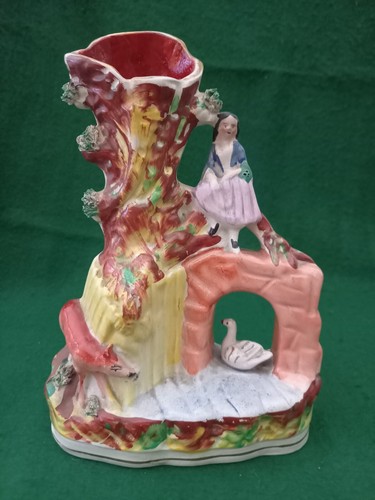 Antique staffordshire spill - antique,