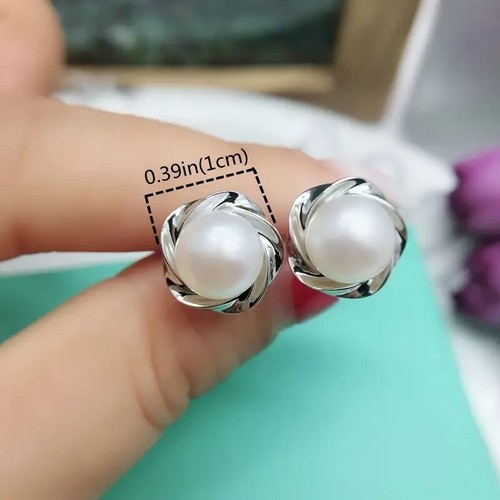 Simple ladies stud earrings - ladies,