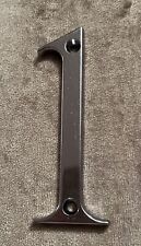 3 inch Polished Chrome numeral Door Number 1 One