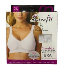 Seamless padded bra - padded, with