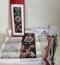 V & A Museum/DMC Textiles Counted Cross Stitch Bookmark Kit Opened but Unused