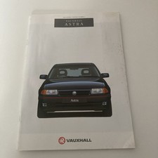 Vauxhall Astra F Brochure 1993 -  1.4 1.6 Meit GLS CD SI SRI GSI 2.0 16v 1.7 TD