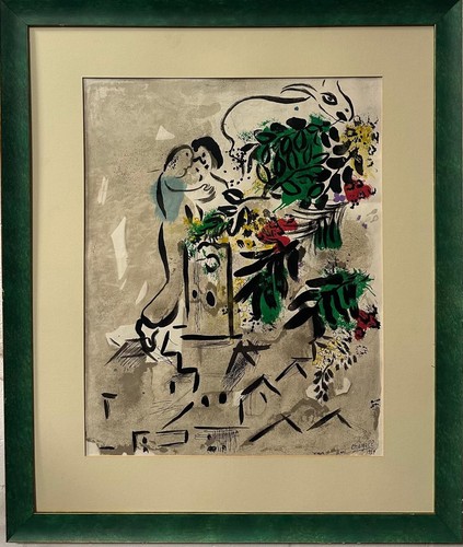 Marc chagall lithograph - chagall, in