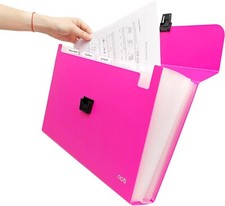 NOTI A4 Expanding File 19 Pocket Document Organiser Paper Storage School Office