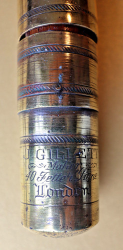 Gillett antique cane - j.,