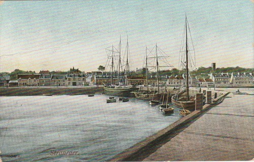 Stranraer harbour wigtownshire - harbour,
