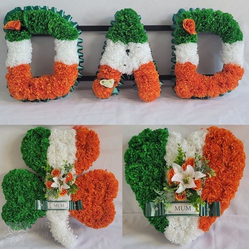 Irish funeral flowers - irish,