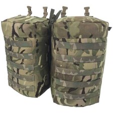 PLCE Bergen Molle MTP Side Pouches Pockets Multicam Army Issue Compatible