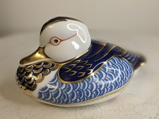 Royal Crown Derby: Paperweight - Duck - Ceramic Stopper, 1986 - EXCELLENT