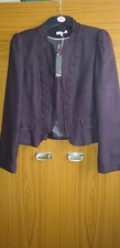 Ladies Linen Blend Dark Brown