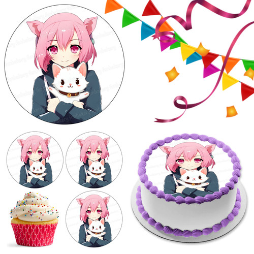 Manga anime cake - anime, topper