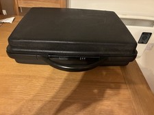 Vintage Black Samsonite American Tourister Hard Shell Briefcase