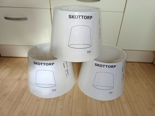 Ikea skottorp white - white, lampshade