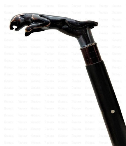 Unique black wooden walking - black,