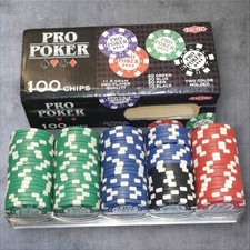 Poker Chips Set of 100pc Mixed
