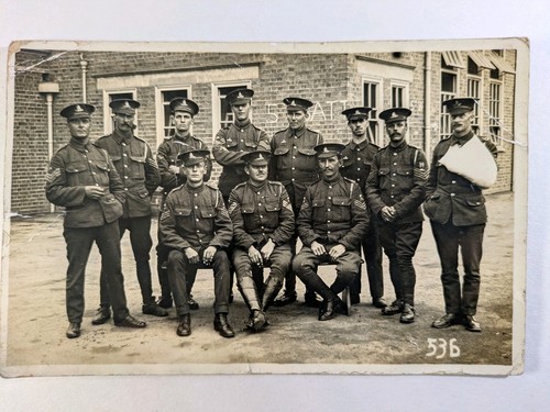 1914 real photograph postcard - real,