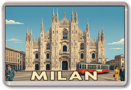 Fridge magnet milan - fridge,