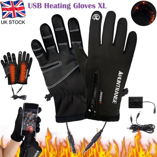 Pair usb heated gloves - heated, for