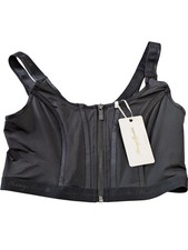 Honey Birdette Essentials Corset Bustier Black Zip Large