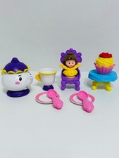 Fisher Price Little People Belle Beauty And The Beast Disney Tea Set