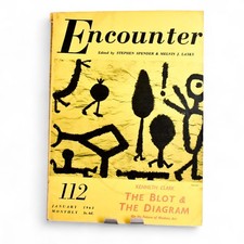 Encounter Magazine Jan 1963 - JORGE LUIS BORGES Poetry / Kenneth Clark Art Essay