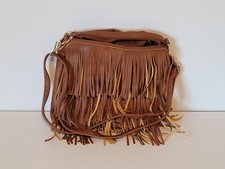 Ladies Brown Tasselled Retro