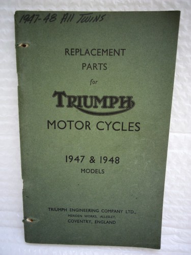 Triumph 1947 1948 350 500