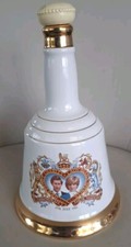WADE COMMEMORATIVE BELL'S SCOTCH WHISKEY DECANTER CHARLES & DIANA'S WEDDING 75cl