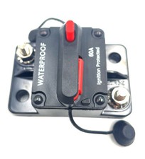 Waterproof Inline Fuse Inverter 60 Amp Circuit Breaker with Switch Manual Reset