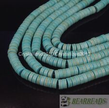 Blue Howlite Turquoise Gemstone Heishi Spacer Beads 2mm 3mm 4mm 6mm 8mm 10mm 16"