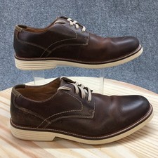 Dockers Shoes Mens 10 M Parkway Casual Oxford Brown Leather Lace Up Low 90-36211