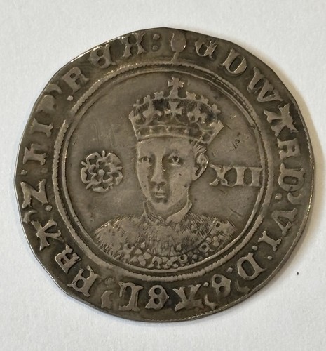 Edward silver shilling - vi,