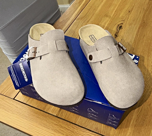 Birkenstock men grey - men's, suede