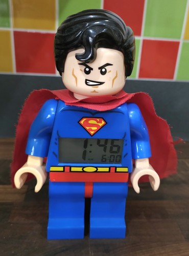 Lego superman alarm clock - lego,