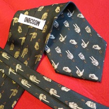 Moschino L-O-V-E hand gestures