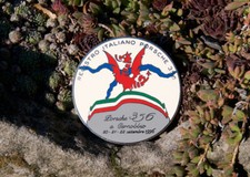 VINTAGE ENAMEL AUTOMOBILE CAR