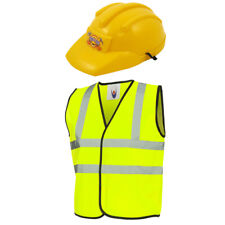 CHILDRENS BUILDER CONSTRUCTION WORKER COSTUME KIDS BOYS OUTFIT 4-12 FANCY DRESS