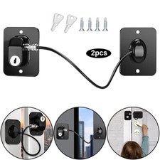 2x Fridge Safety Lock with Key