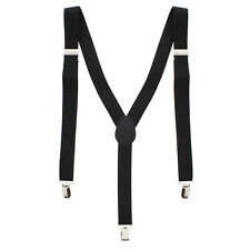 Zac's Alter Ego� Men/ Ladies Adjustable 25mm Width Plain Braces/ Suspenders