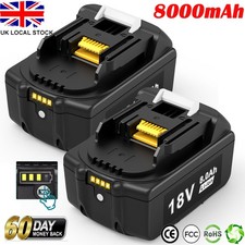 2Pack 8.0Ah Battery For Makita