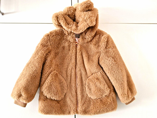 Girls brown faux fur - tu,