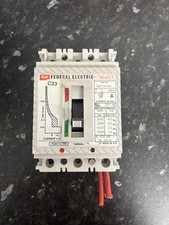 FEDERAL ELECTRIC HEF3P60 MCCB 60 AMP 50HZ TRIPLE 3 POLE PHASE BREAKER SELECT 60A