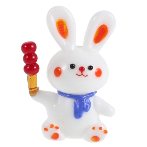 Glass figurines mini bunny - glass,