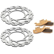 Front Brake Discs Rotors Pads