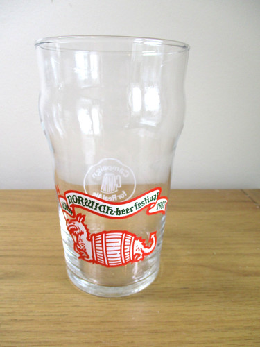 Glass pint norwich beer - glass,
