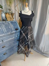 Gorgeous Coast Dress Size 18 Black Silver Classic Elagant Wedding Christmas 